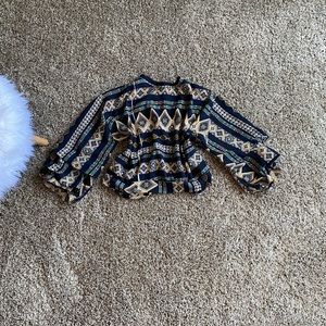 Multicolored Crop top